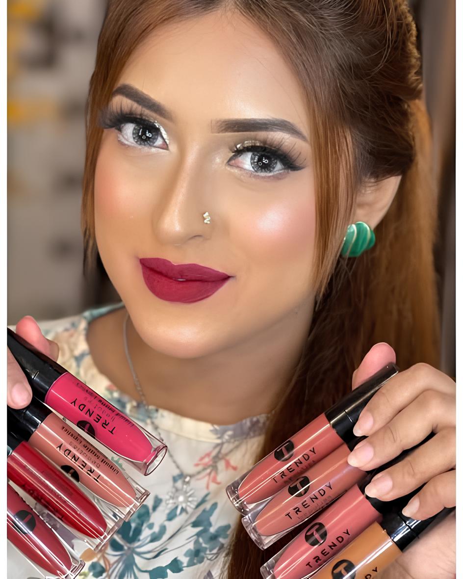 TRENDY Beauties Liquid Matte Lipstick Waterproof – Smudge-Proof & Long Lasting