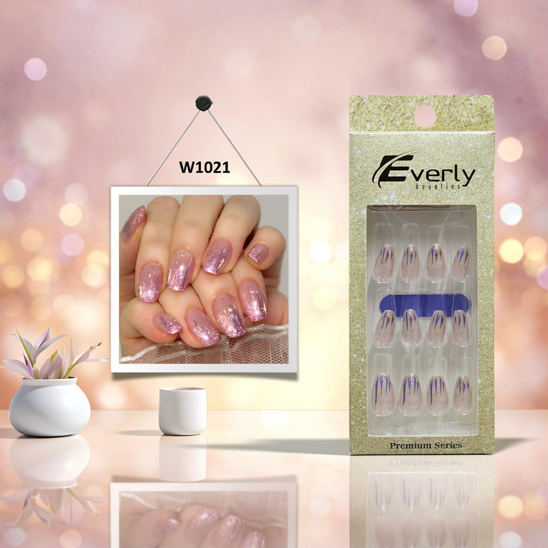Everly Beauties 24x False Nails Set | Salon-Quality Press-On Nails