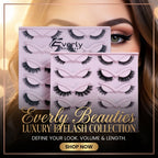 Everly Beauties 10 Pair Mixed Style False Eyelash Set – Reusable & Lightweight