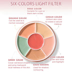Beauty Glazed Soft Phantom Concealer 6 Color Palette | Full Coverage Conceal & Contour