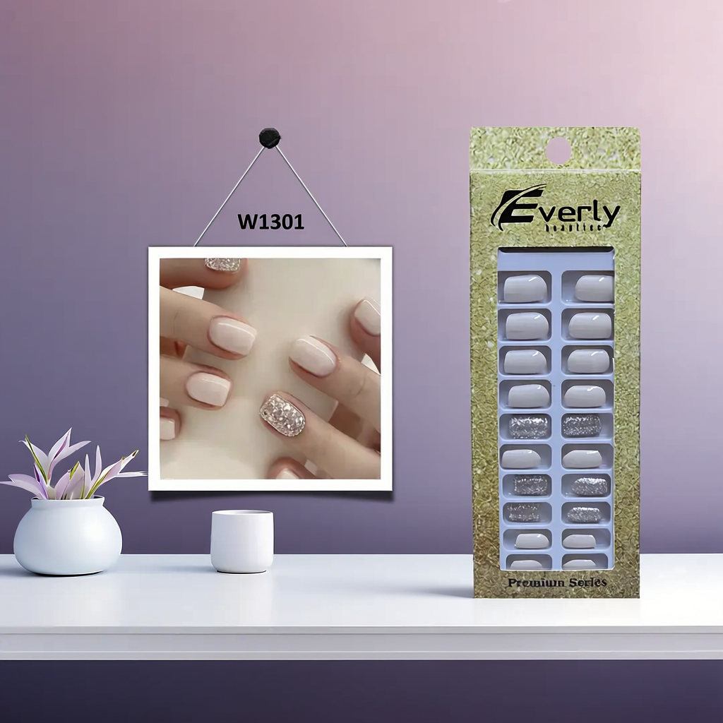Everly Beauties 24x False Nails Set | Salon-Quality Press-On Nails