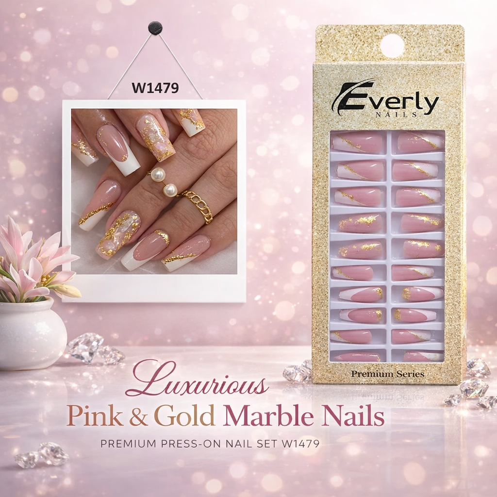 Everly Beauties 24x False Nails Set | Salon-Quality Press-On Nails