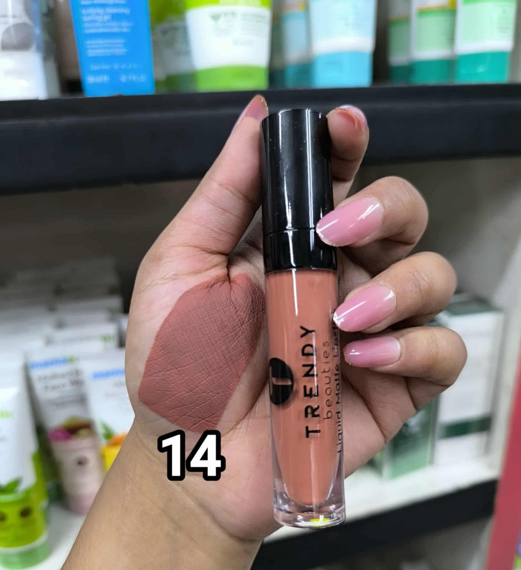TRENDY Beauties Liquid Matte Lipstick Waterproof – Smudge-Proof & Long Lasting