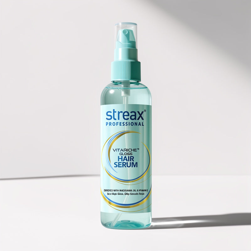 Streax Vitariche Gloss Hair Serum | Smooth, Frizz-Free Hair