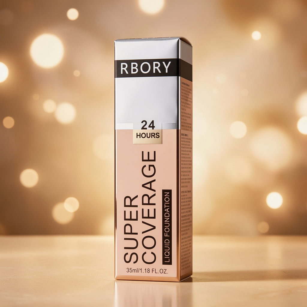 Rvory Super Coverage Liquid Foundation - Flawless 24H Full Coverage