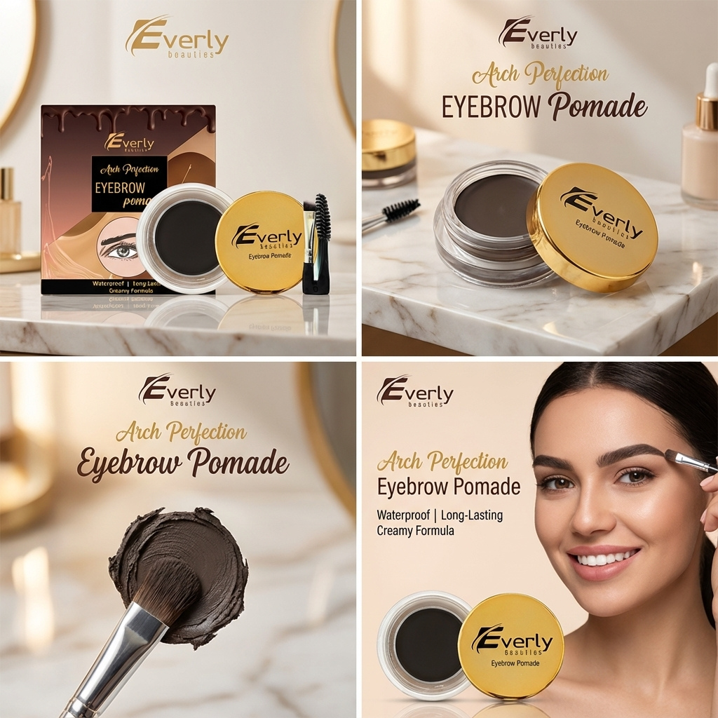 Everly Beauties Arch Perfection Eyebrow Pomade – Waterproof & Long-Lasting