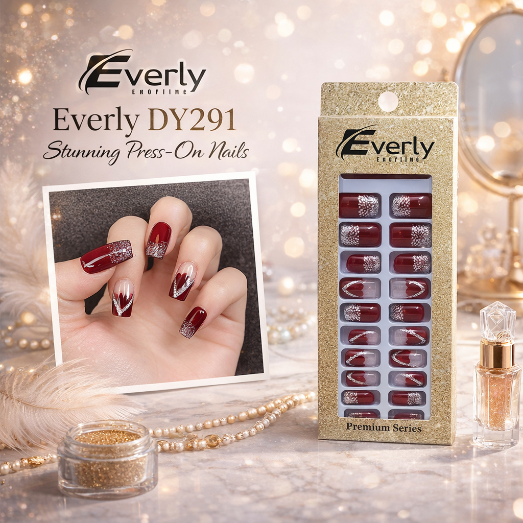 Everly Beauties 24x False Nails Set | Salon-Quality Press-On Nails