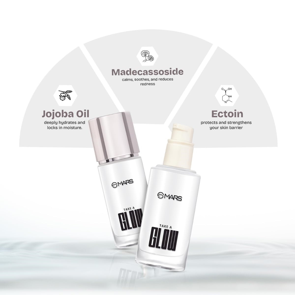 MARS Take A Glow Illuminating Primer + Strobe Cream 3-in-1 (30ml) Moon Glow