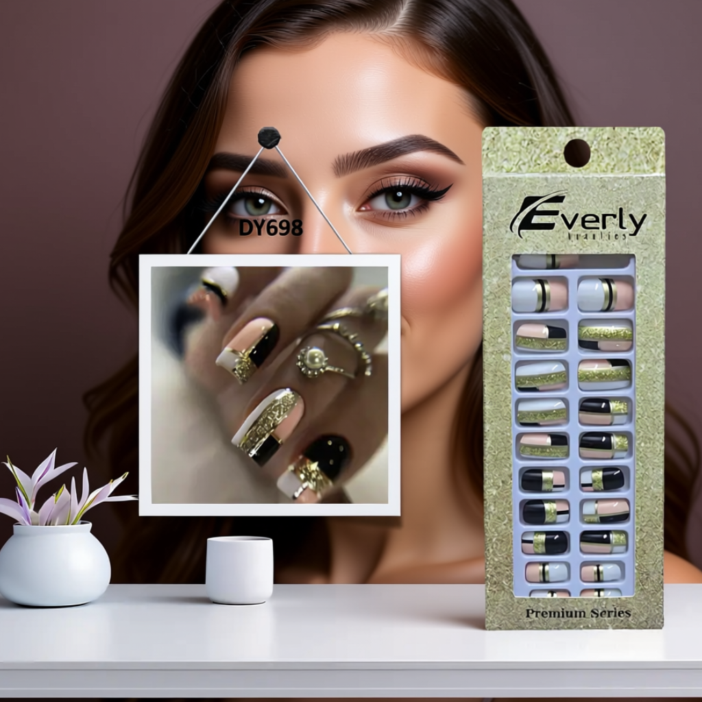 Everly Beauties 24x False Nails Set | Salon-Quality Press-On Nails