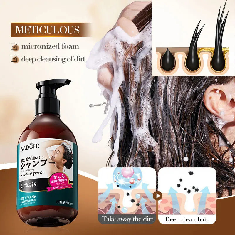 SADOER Anti-Hair Loss Shampoo | Deep Dandruff Removal &amp; Oil Control
