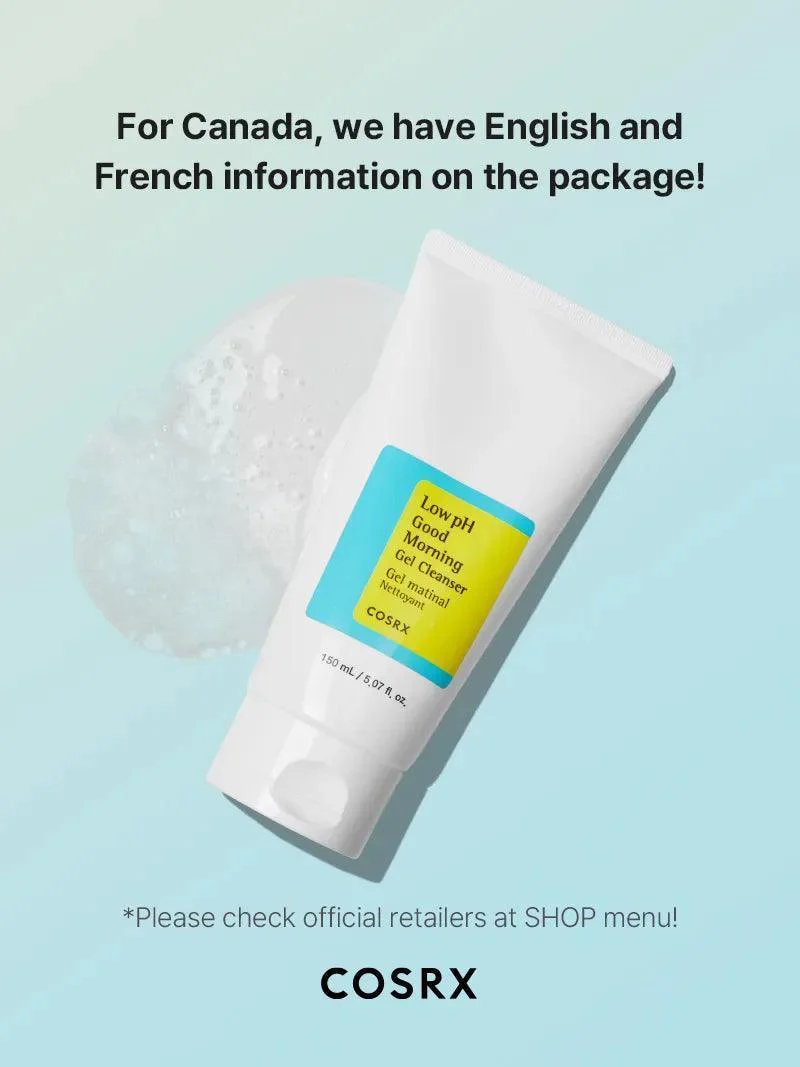 Cosrx- Low Ph Good Morning Gel Cleanser