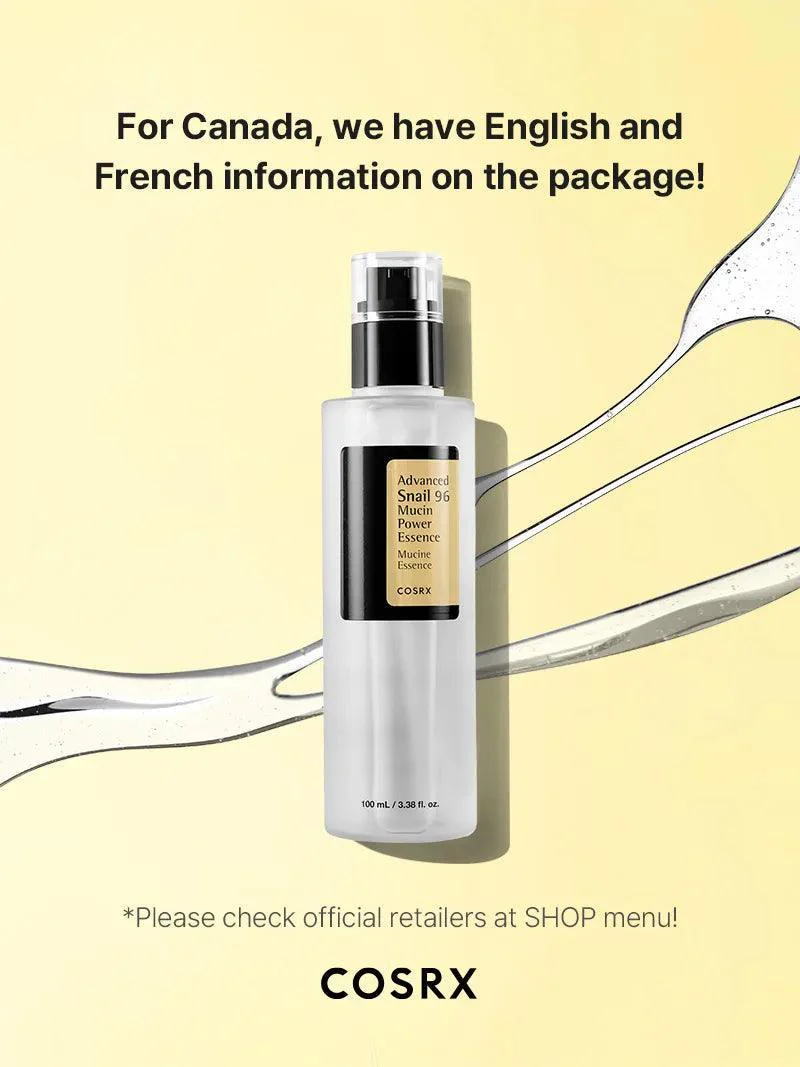 Cosrx Advanced 96% Snail Mucin Power Essence