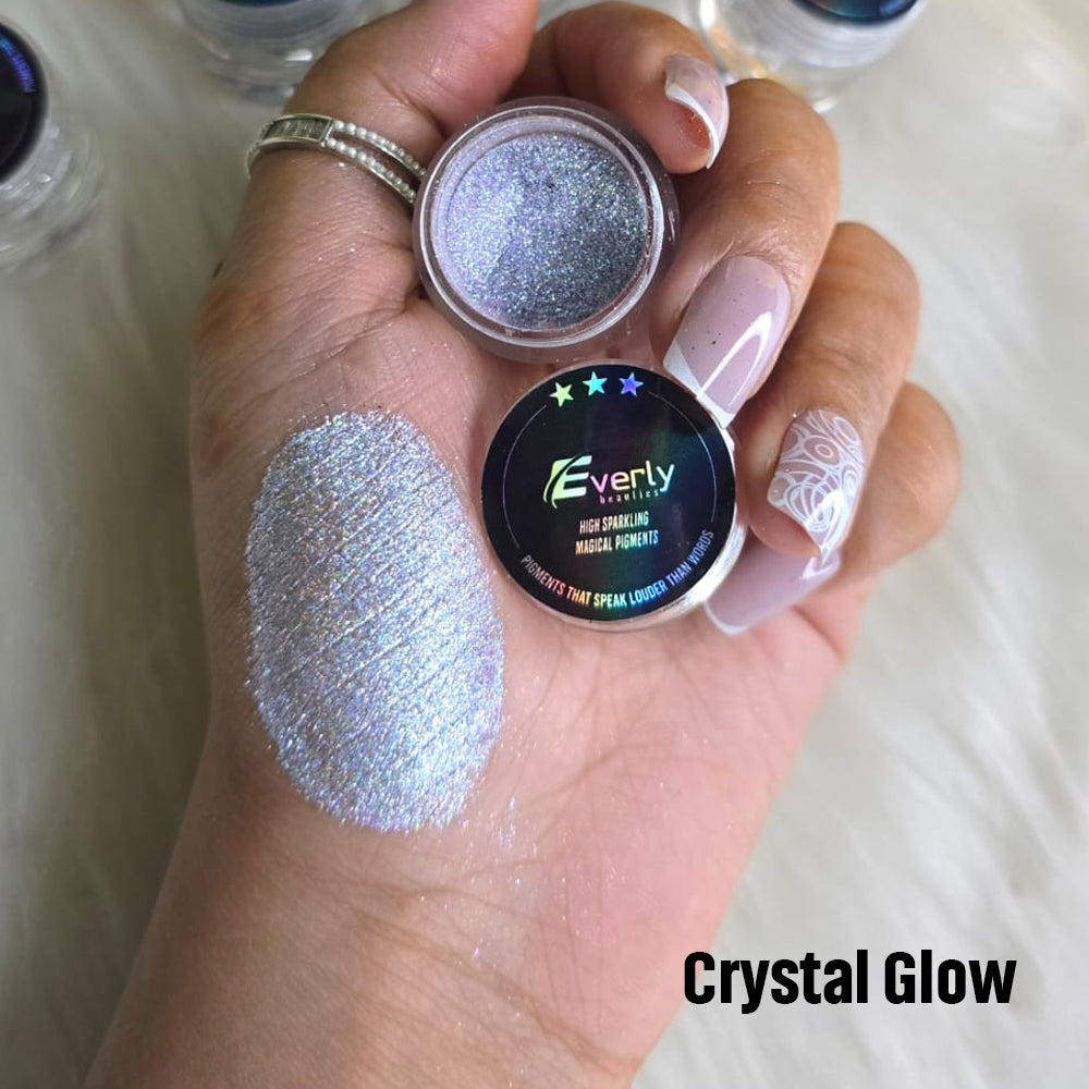 Everly Beauties CR Series Loose Pigment Eyeshadow | Soft Shimmer & High Pigment