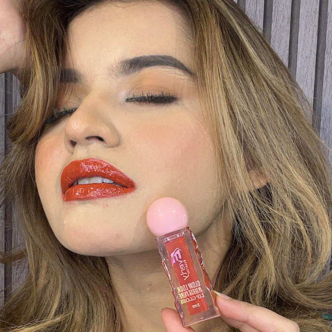 Everly Beauties Glow Lock Intense Shine Lip Gloss | Hydrating High-Gloss Finish