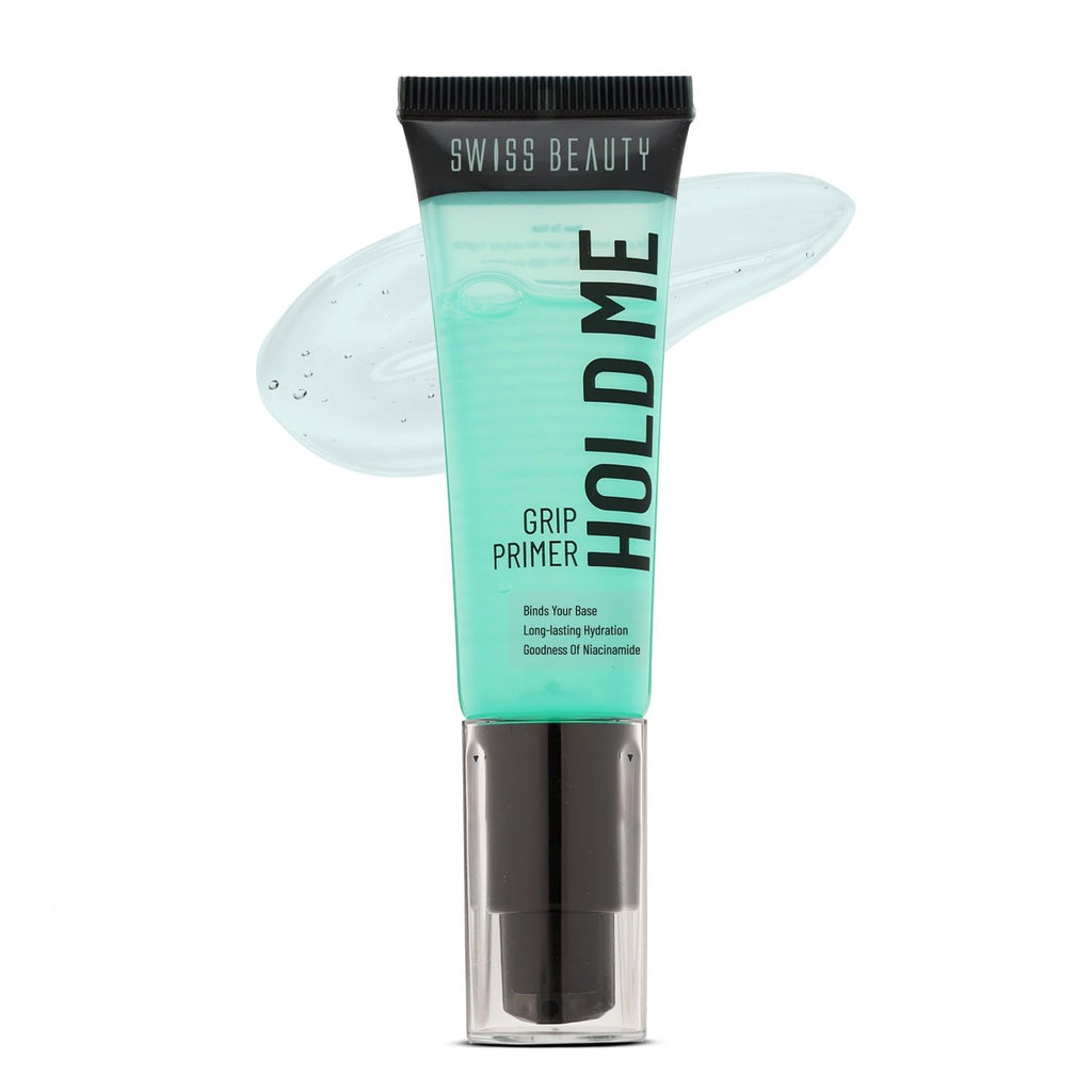 Swiss Beauty Hold Me Grip Primer – Hydrating, Sweat-Resistant Gel Primer 24ml