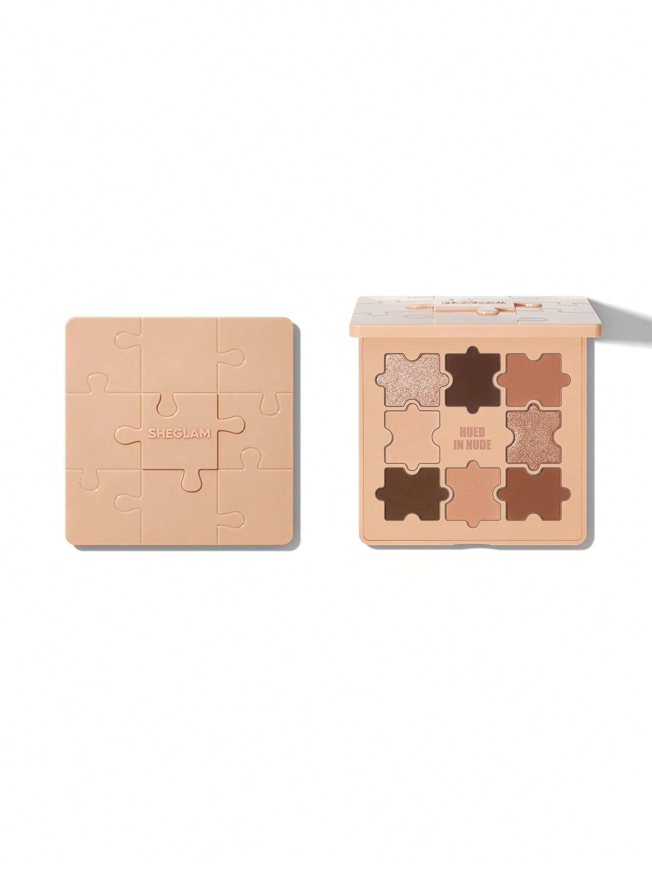 Sheglam Jazy Jigsaw Eyeshadow Palette-Hued In Nude