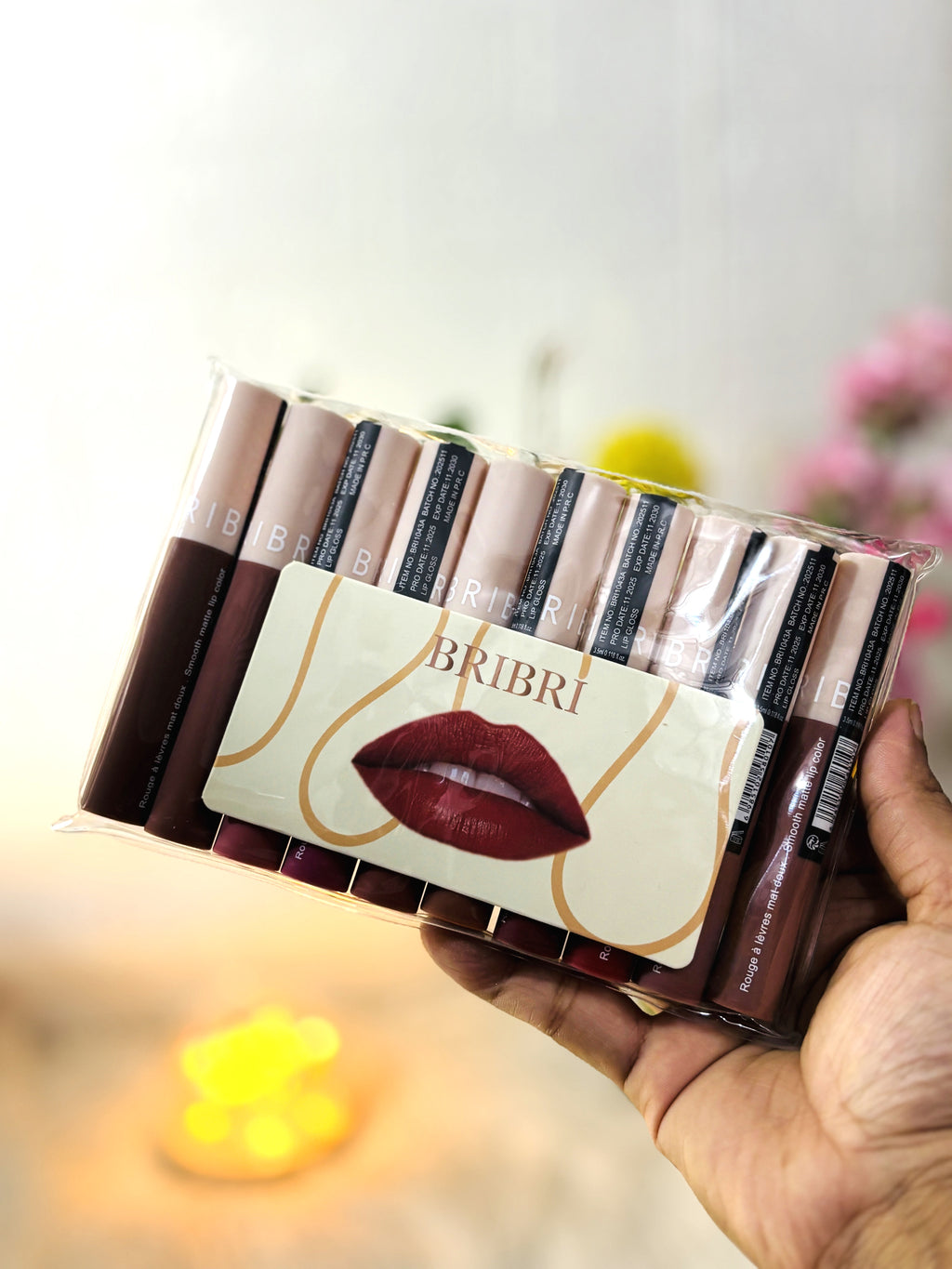 BRIBRI Soft Matte & Easy Lipstick Set | 10 Shades Long-Lasting Lipstick