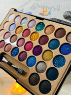 Final Touch Modern Eyeshadow Pallets & Brush Free 36 Color