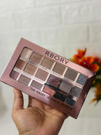 Rbory 18-Shade Glitter Eyeshadow Palette - Professional Sparkle