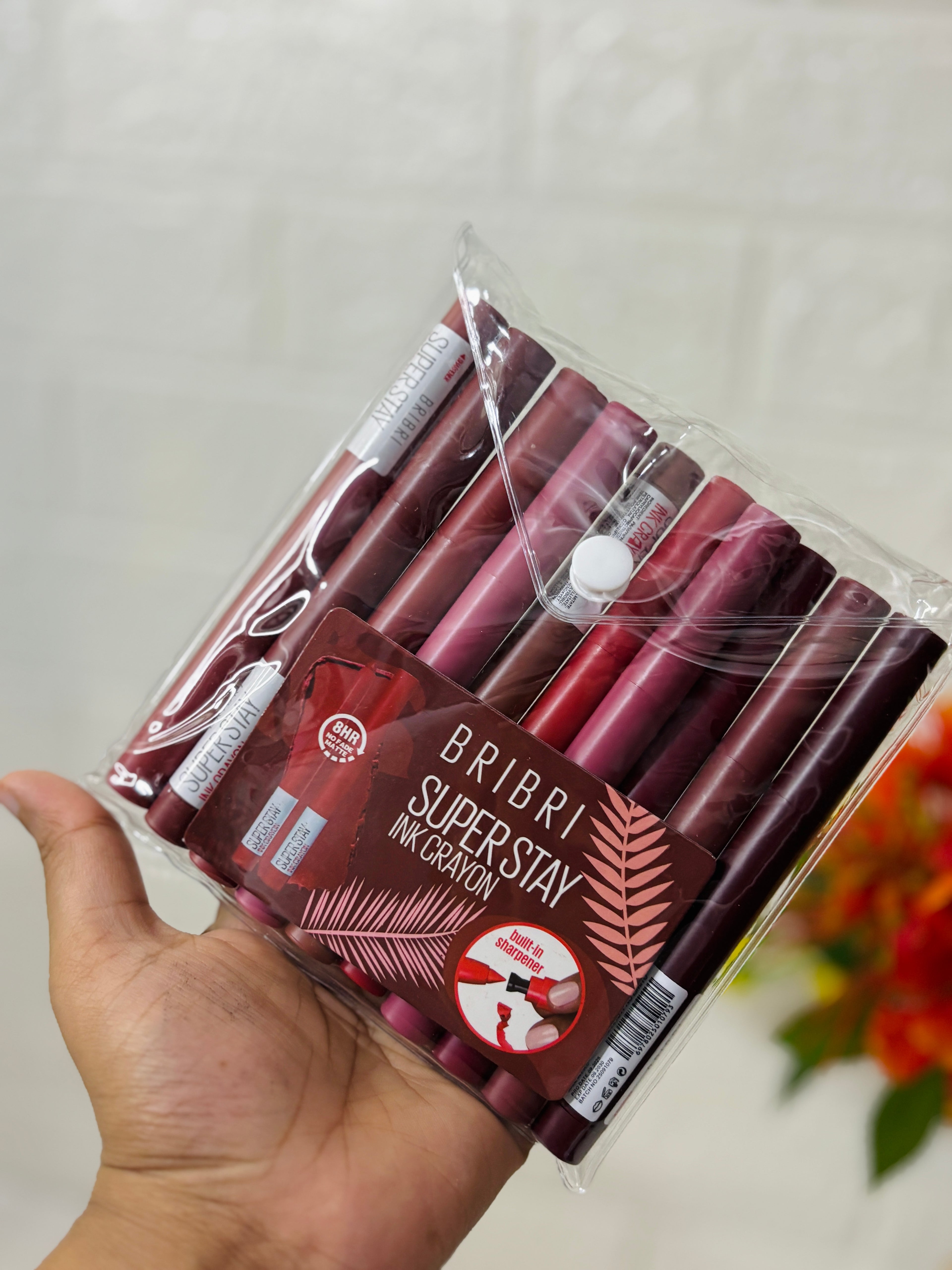 BRIBRI Superstay Ink Crayon Lipstick - 8H Matte Precision
