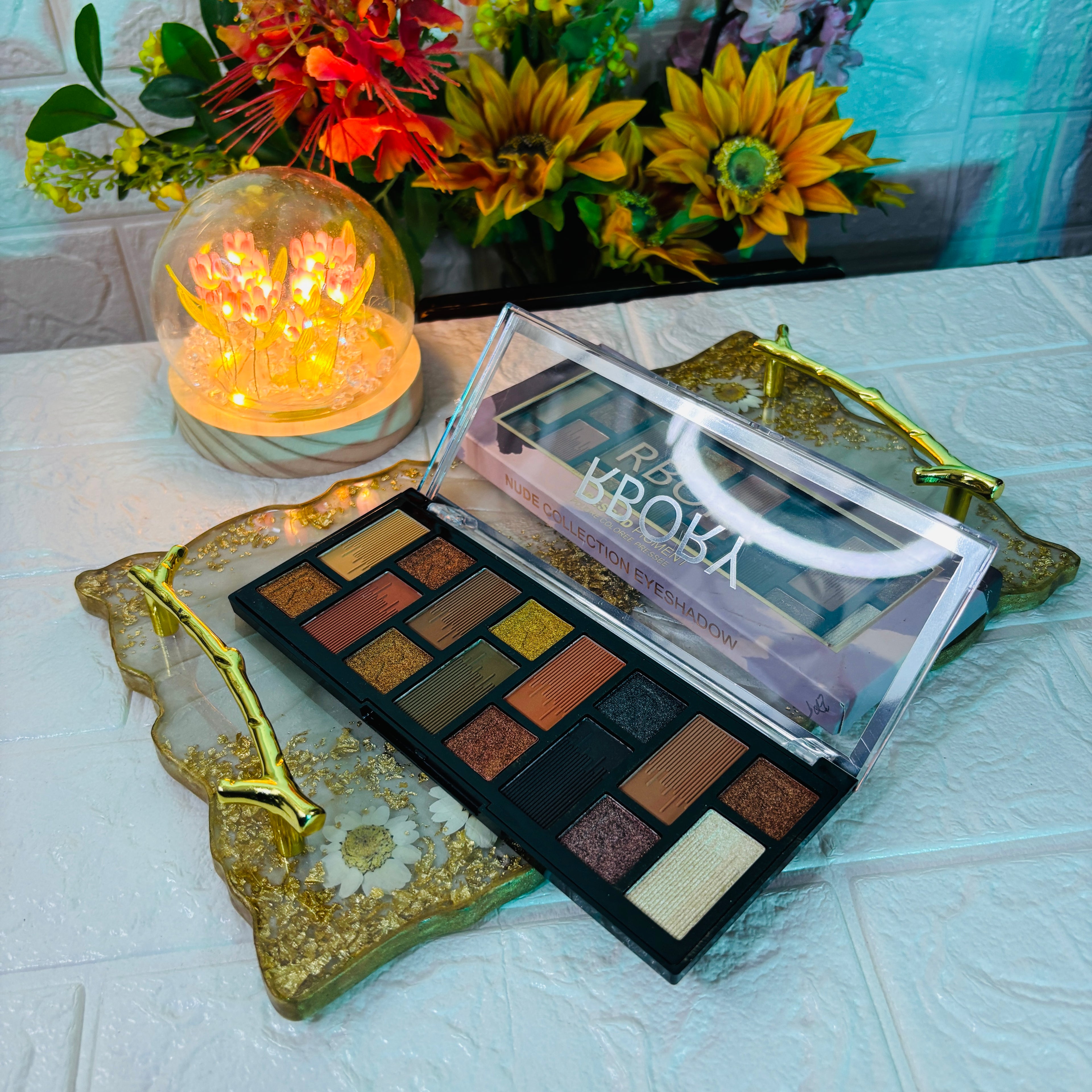 Rbory Nude Collection Eyeshadow Palette | Natural Everyday Eye Makeup