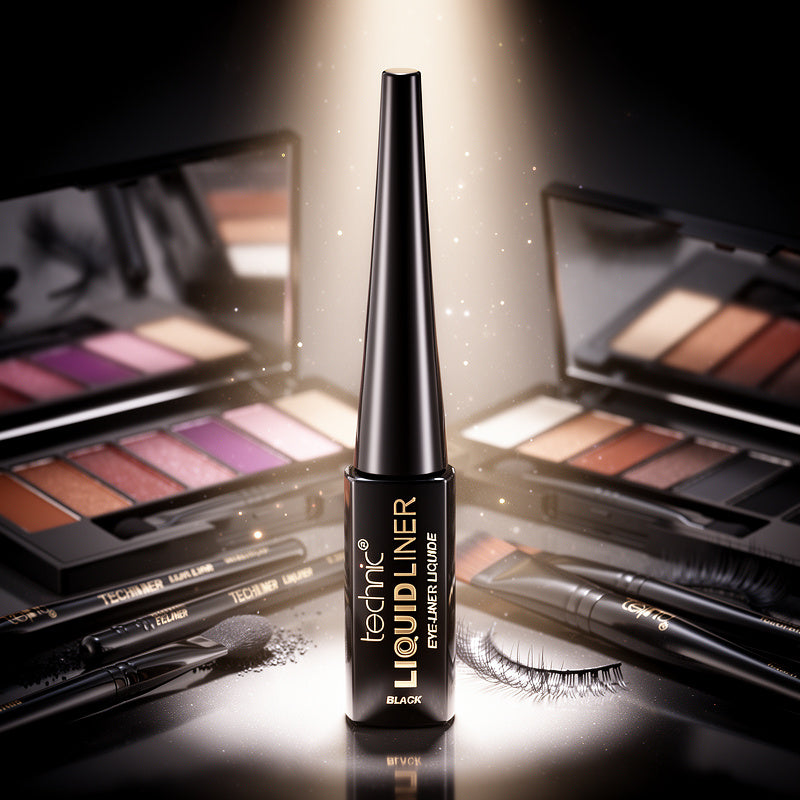 Technic Liquid Eyeliner Black Water Resistant TL2 | 12H Smudge-Proof Liner in Bangladesh