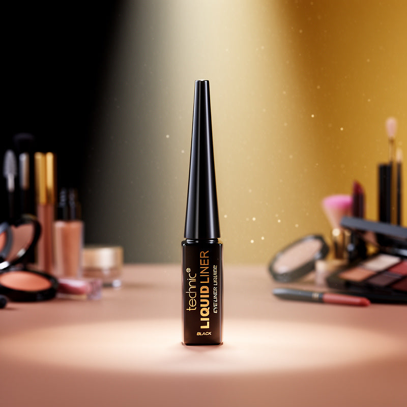Technic Liquid Eyeliner Black Water Resistant TL2 | 12H Smudge-Proof Liner in Bangladesh