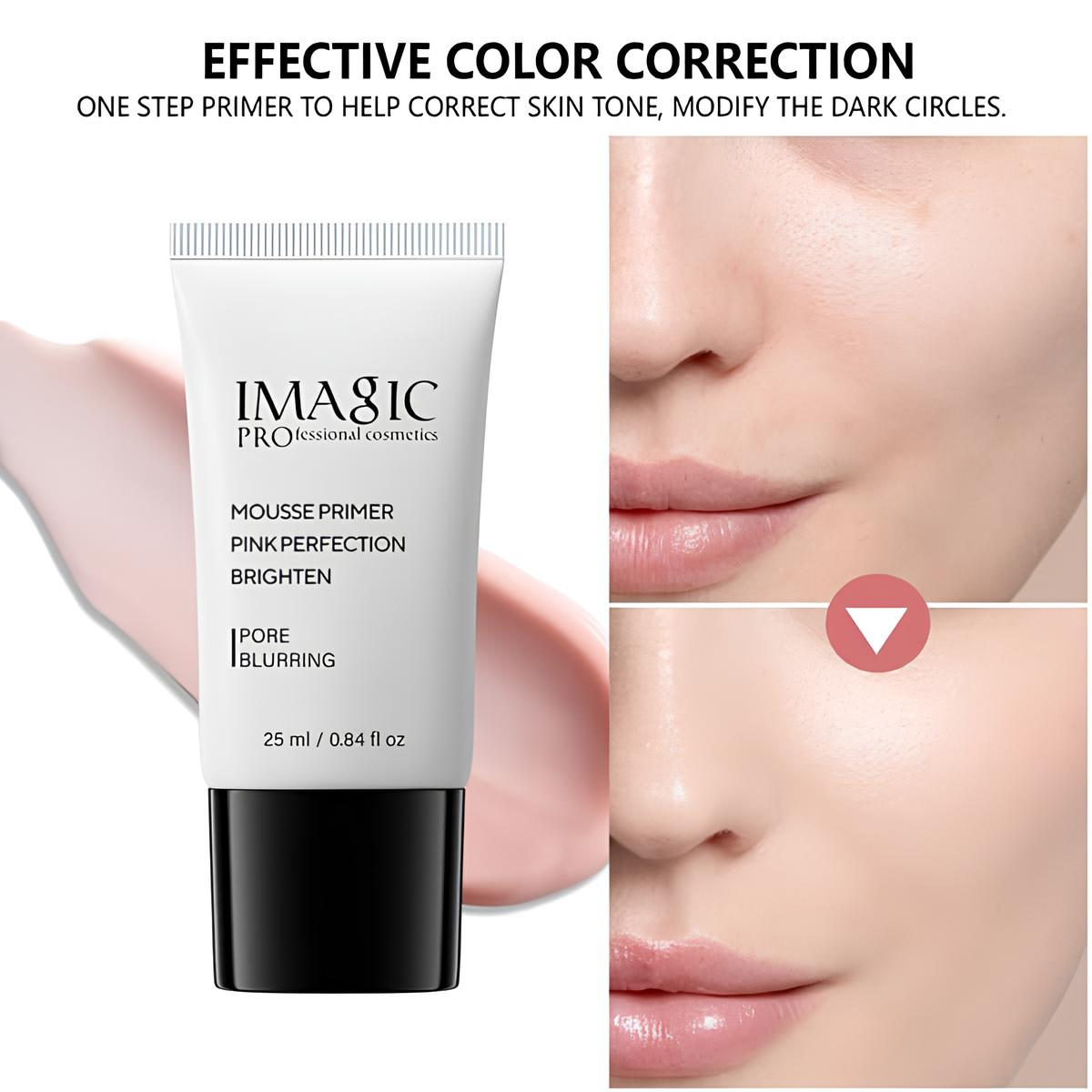IMAGIC Mousse Makeup Primer – Oil-Free, Pore-Blurring Long-Lasting Base 25ml