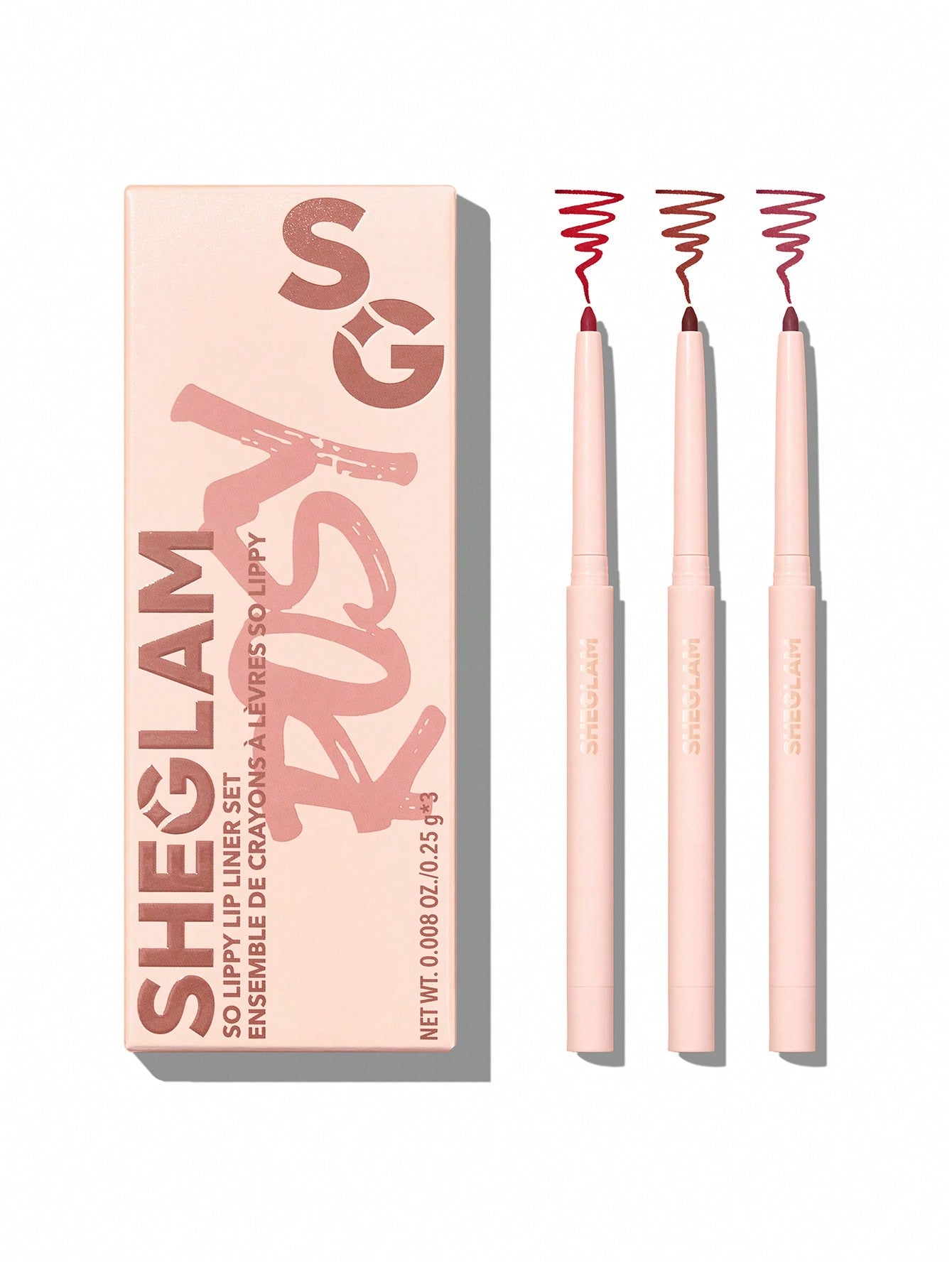 Sheglam So Lippy Lip Liner Set-Rose Graden