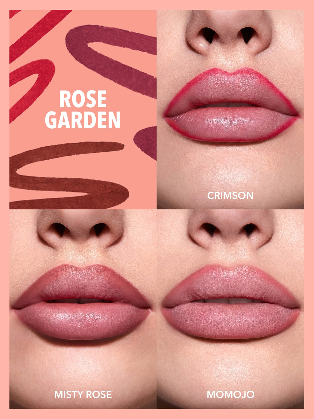 Sheglam So Lippy Lip Liner Set-Rose Graden