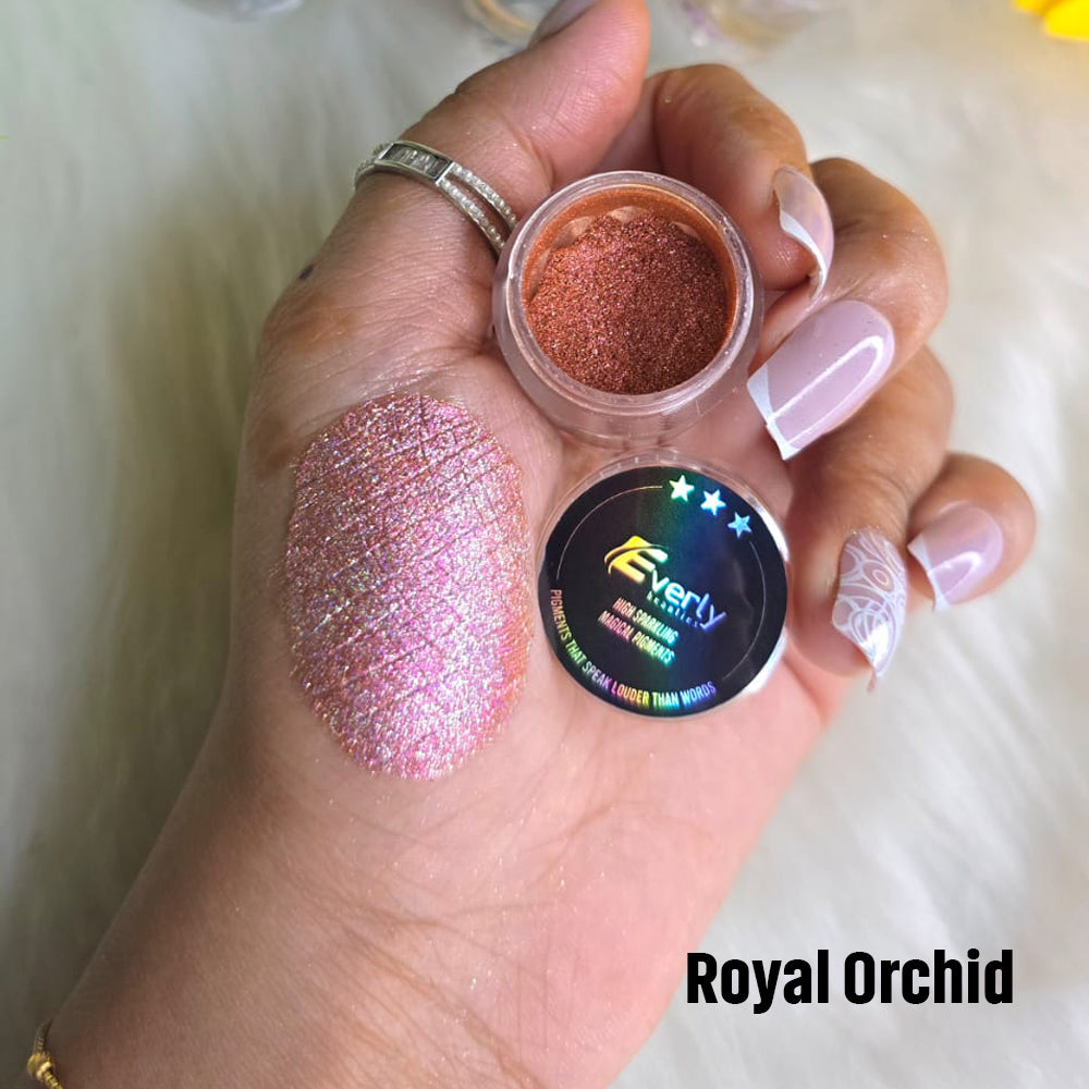 Everly Beauties CR Series Loose Pigment Eyeshadow | Soft Shimmer & High Pigment