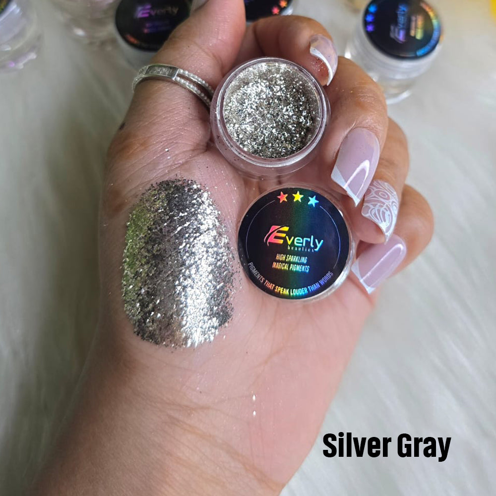 Everly Beauties CR Series Loose Pigment Eyeshadow | Soft Shimmer & High Pigment