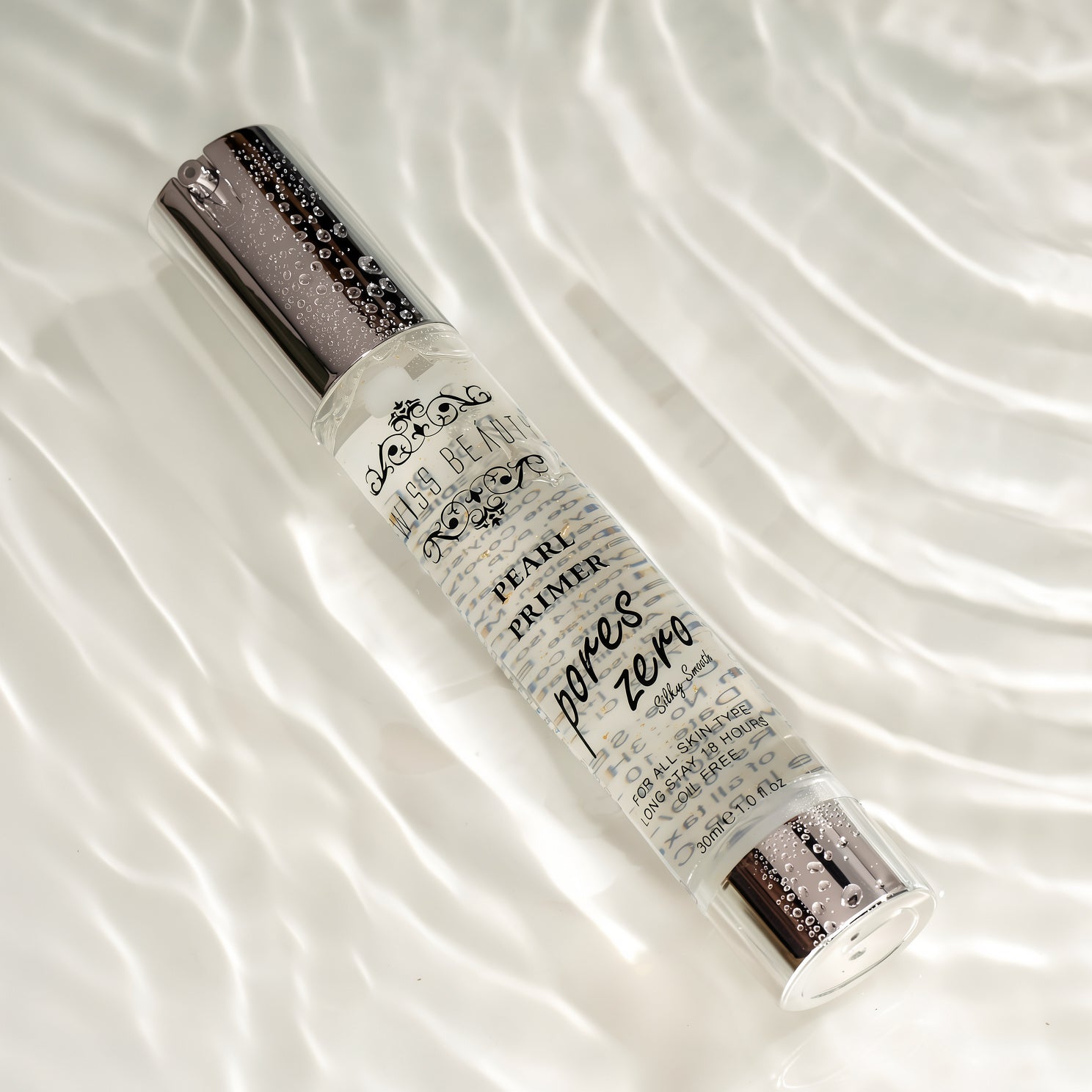 Swiss Beauty Pearl Primer Pores Zero – Oil-Free Long-Lasting Primer 30ml