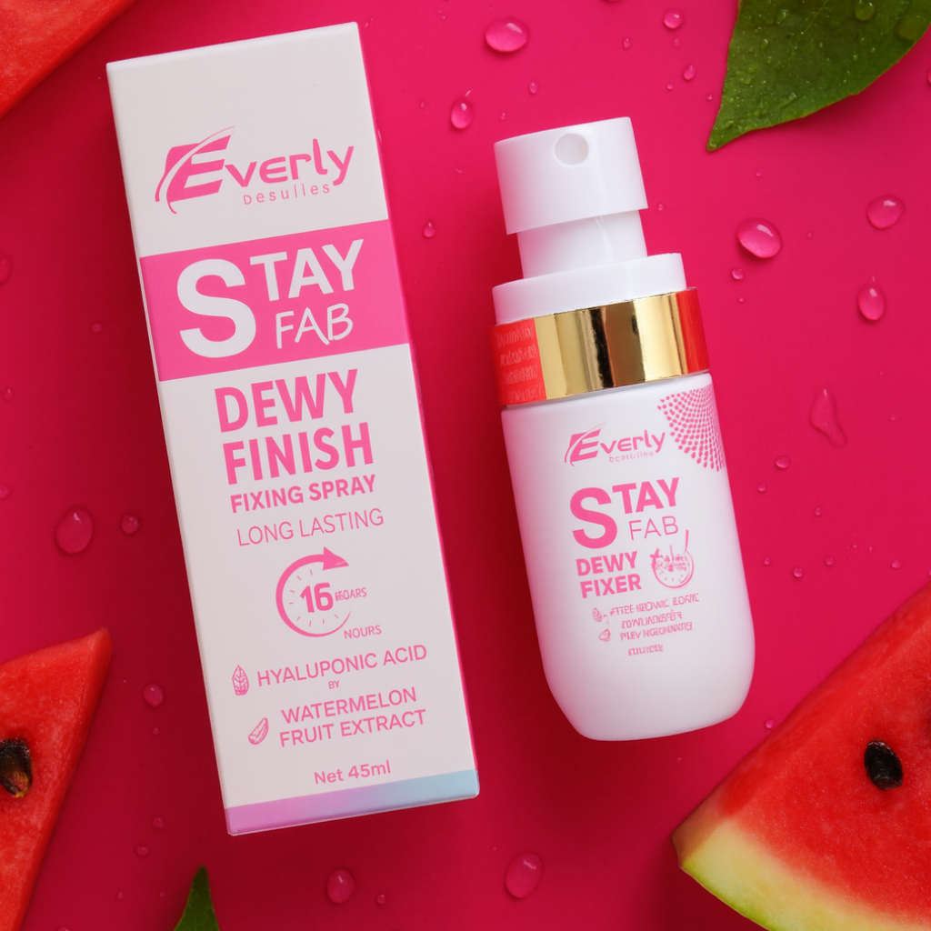 Everly Beauties Stay Fab Dewy Finish Fixing Spray – Hydrating & Long-Lasting