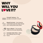 MARS Silky Skin Compact Powder | Matte & Glow 2-in-1 Compact Powder