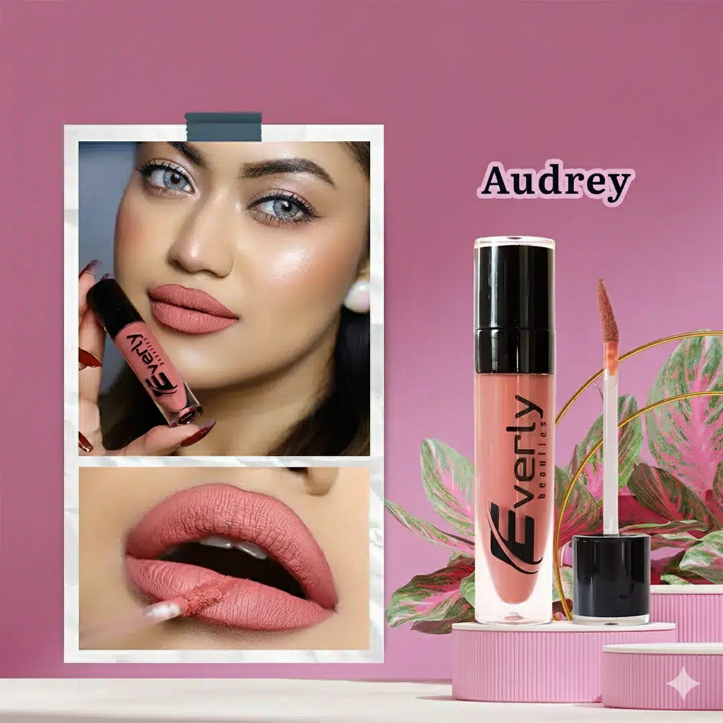 Everly Beauties Waterproof Matte Liquid Lipstick | Long-Lasting High Pigment