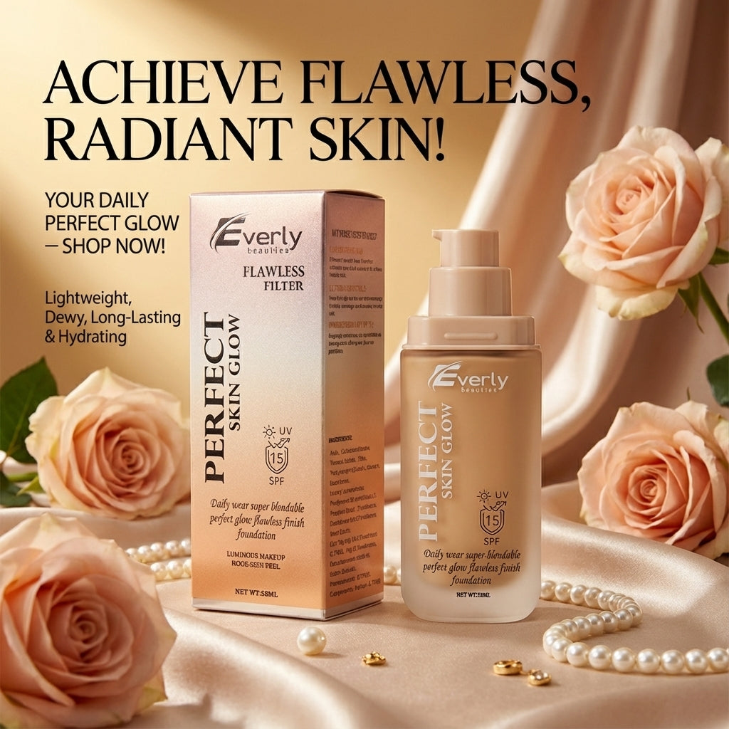 Everly Beauties DewyGlow SPF15 Perfect Finish Foundation