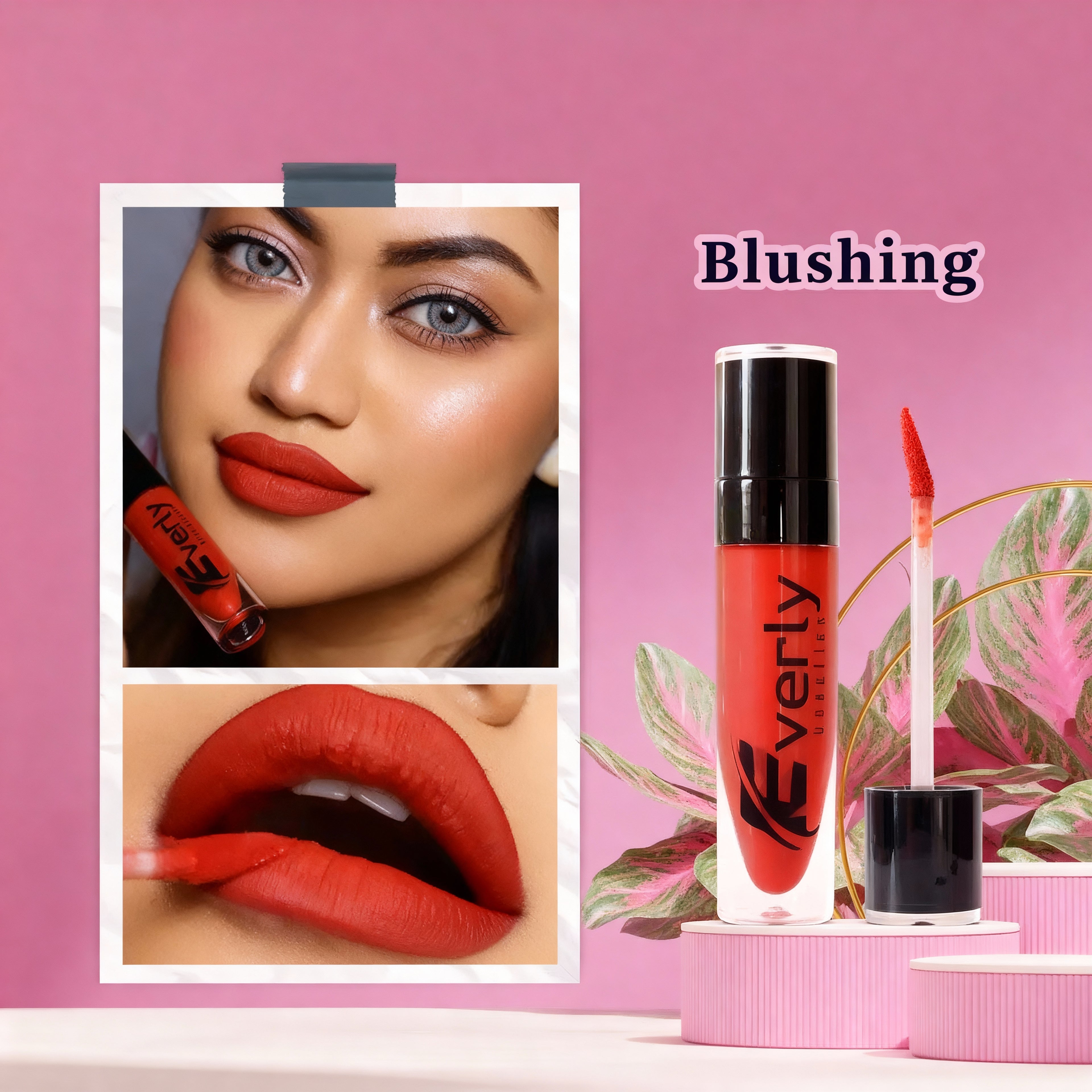 Everly Beauties Waterproof Matte Liquid Lipstick | Long-Lasting High Pigment