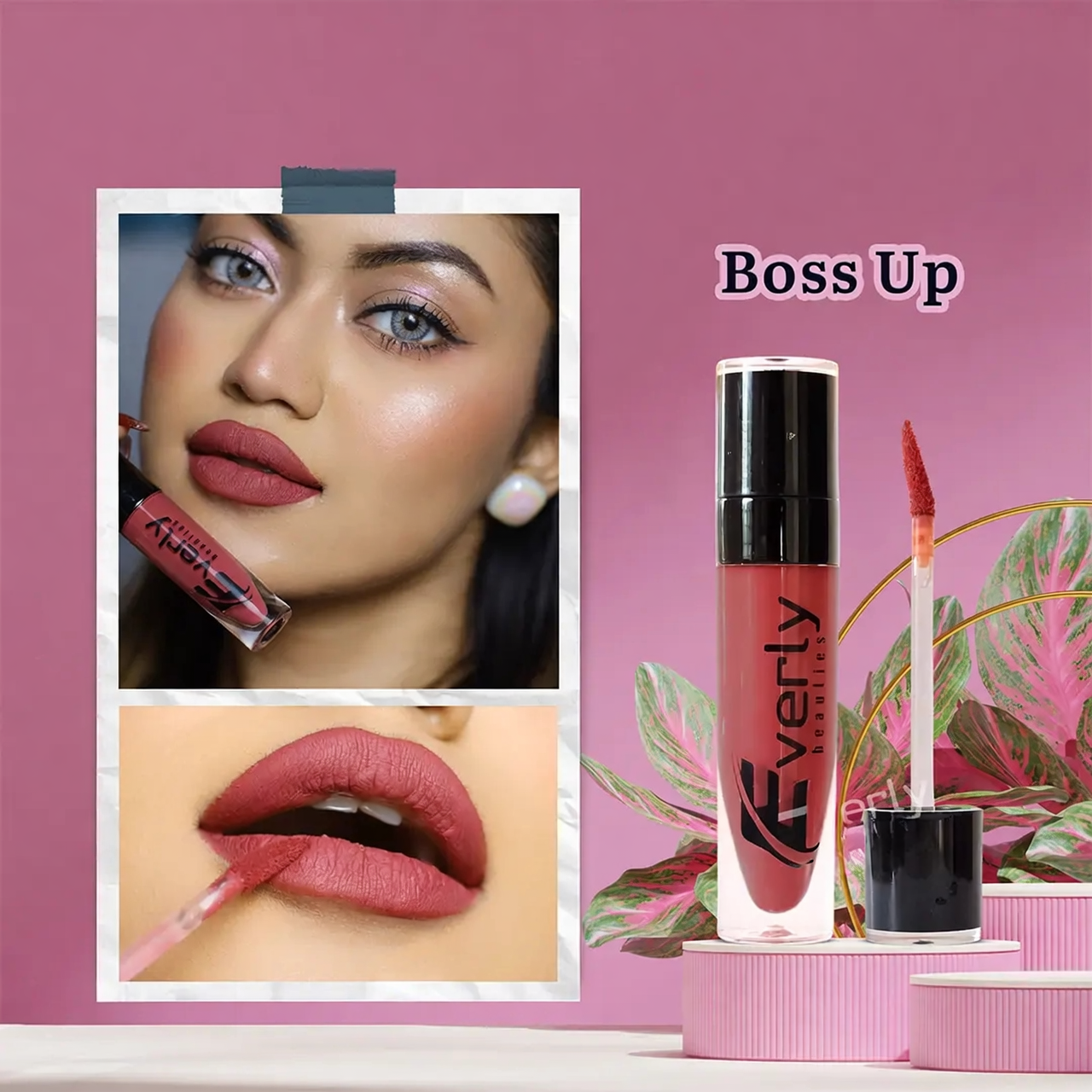 Everly Beauties Waterproof Matte Liquid Lipstick | Long-Lasting High Pigment