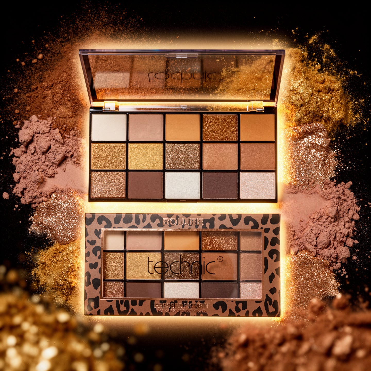 Technic Boujee Pressed Pigment Palette | Vegan X15 Eyeshadow Palette in Bangladesh