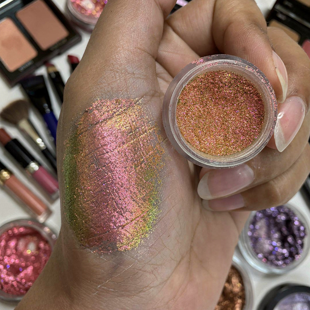 Everly Beauties 313 Series Multichrome Loose Pigment Eyeshadow | High-Shine Color Shift