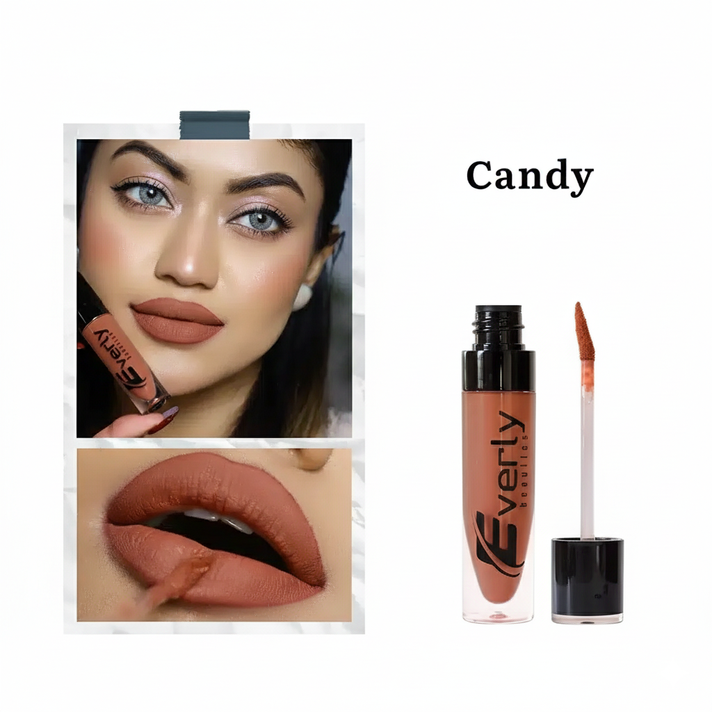 Everly Beauties Waterproof Matte Liquid Lipstick | Long-Lasting High Pigment