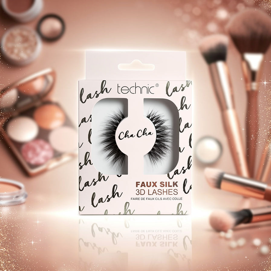 Technic Faux Silk Lashes – Cha Cha | Lightweight Vegan False Lashes in Bangladesh