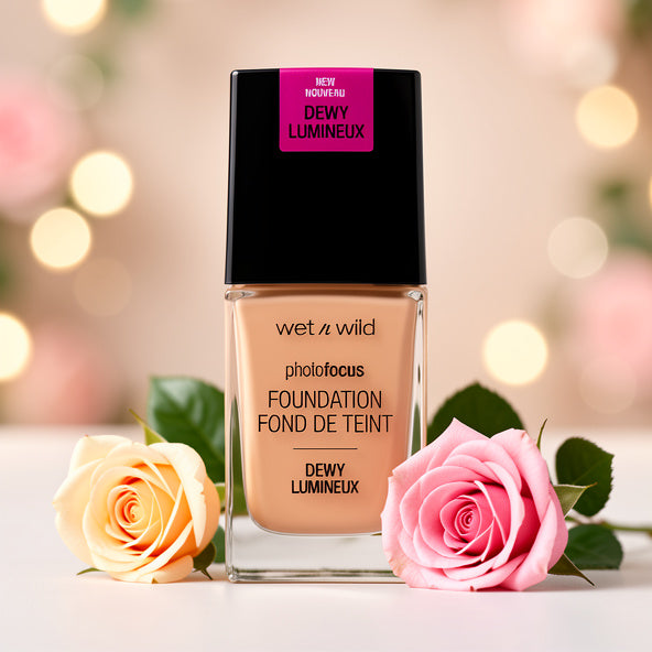 Wet n Wild Photo Focus Dewy Foundation | Hydrating Buildable Glow Finish