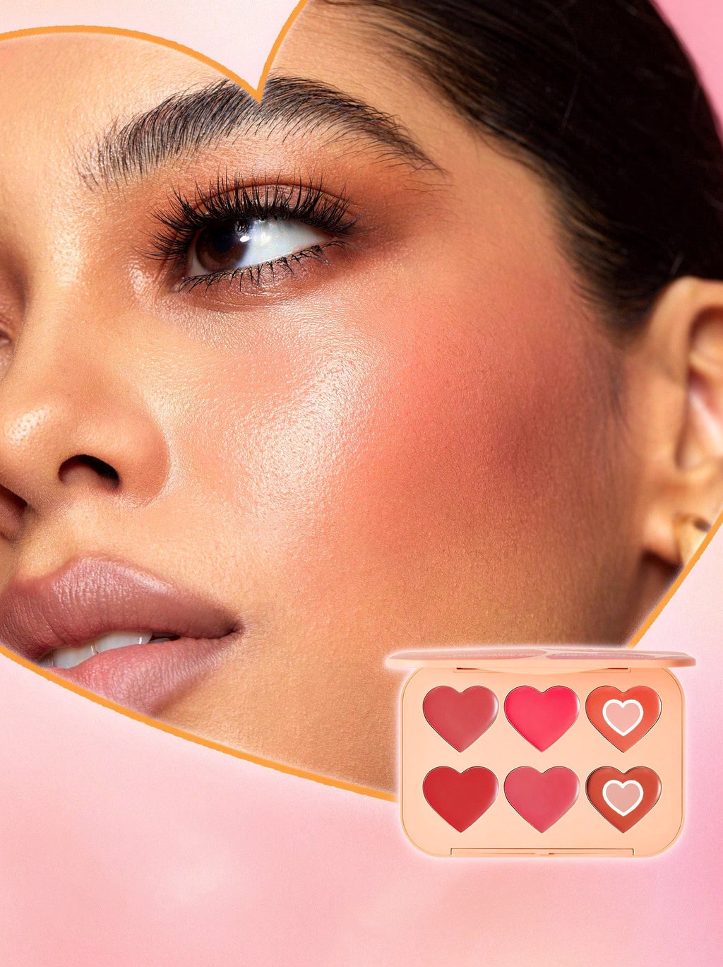 SHEGLAM Flush Crush Cream Blush Palette – Silky, Buildable Blush