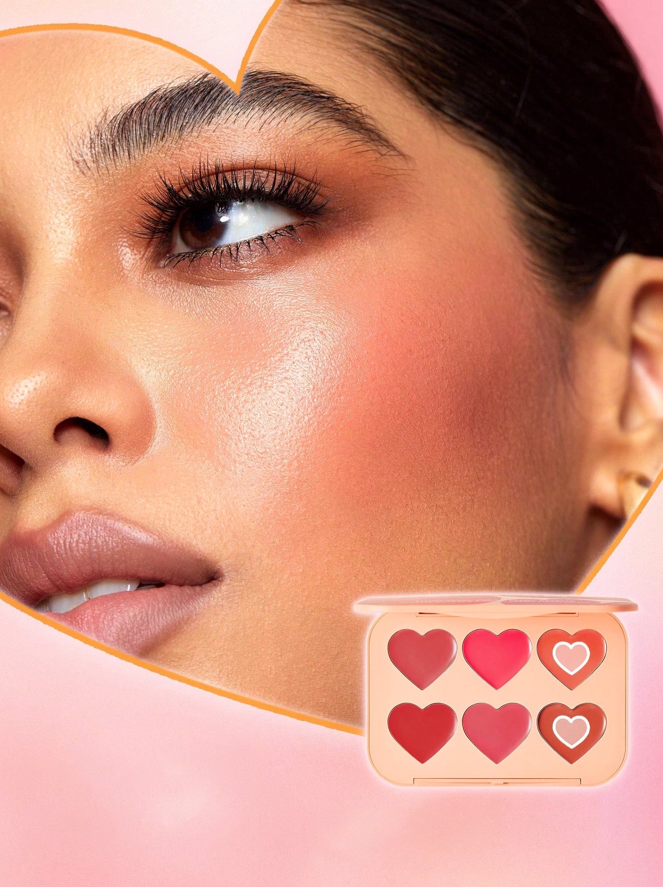 SHEGLAM Flush Crush Cream Blush Palette – Silky, Buildable Blush