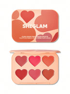 SHEGLAM Flush Crush Cream Blush Palette – Silky, Buildable Blush