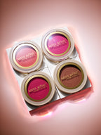 Miss Rose Powder Blush - High-Pigment 4-Shade Series Combo