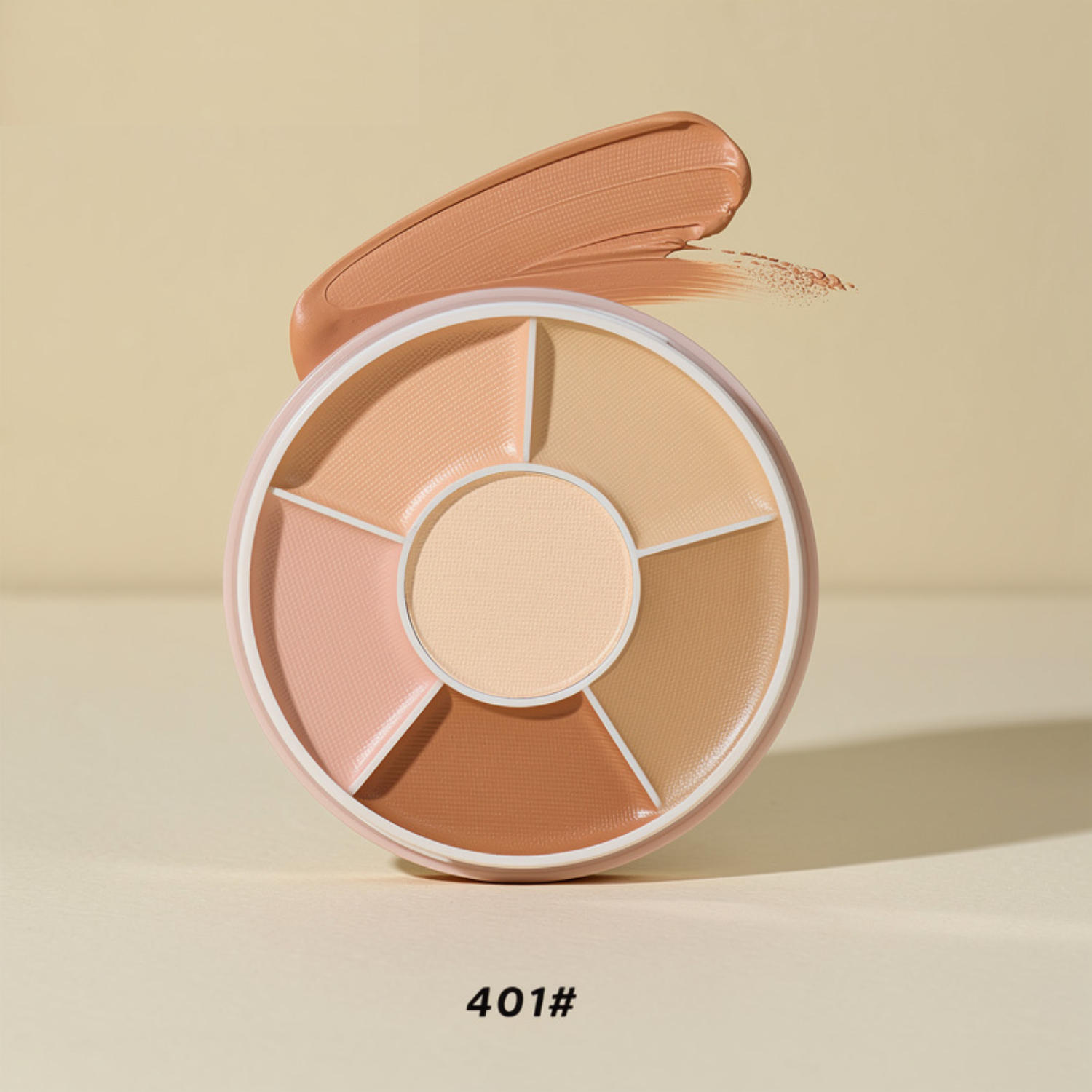 Beauty Glazed Soft Phantom Concealer 6 Color Palette | Full Coverage Conceal & Contour