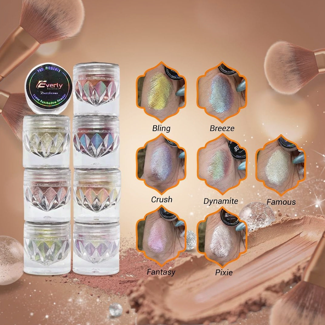 Everly Beauties SE Series Duochrome Loose Pigment | High-Intensity Shifting Eyeshadow